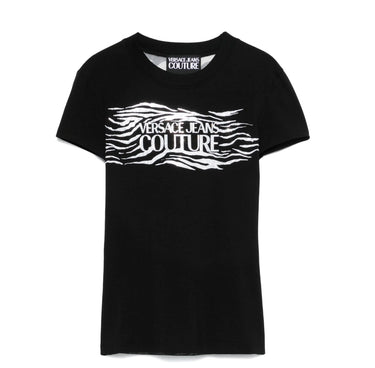 Playera o blusa para mujer Versace Jeans Couture zebra