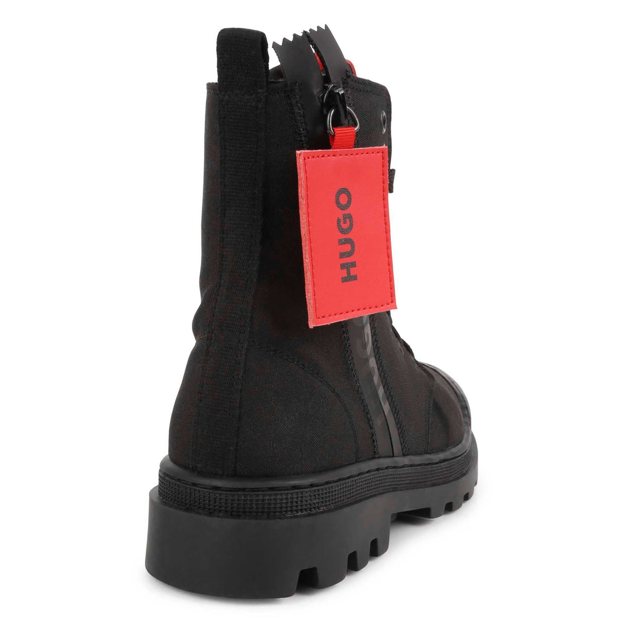 Botines HUGO negros para niños y adolescentes
