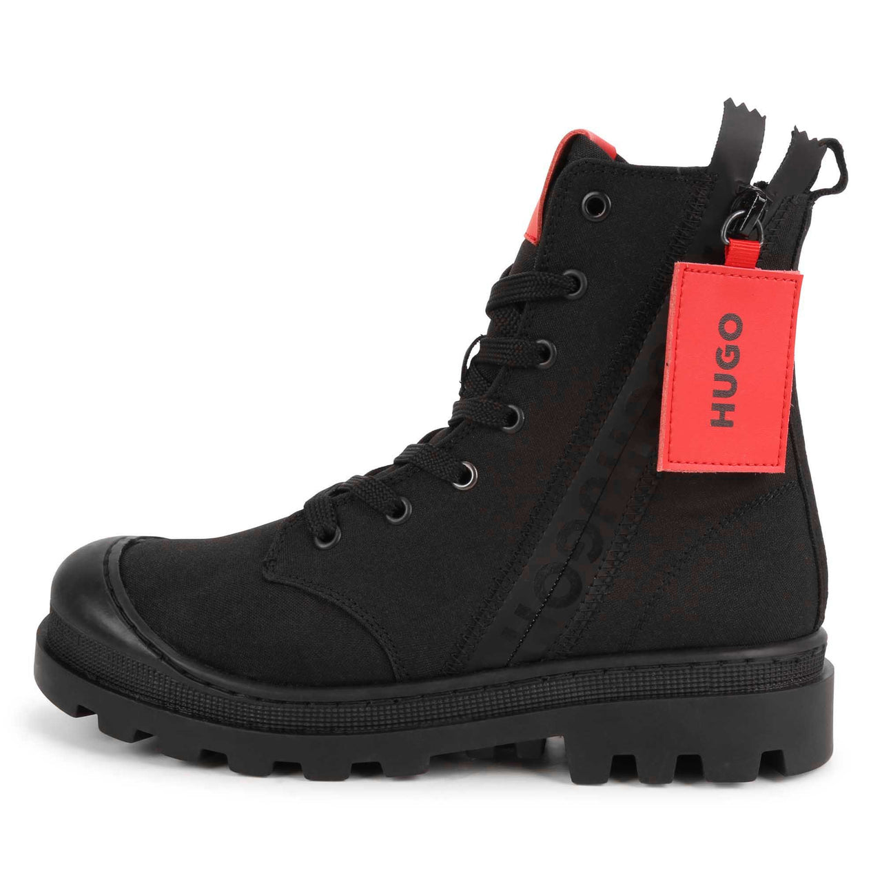 Botines HUGO negros para niños y adolescentes