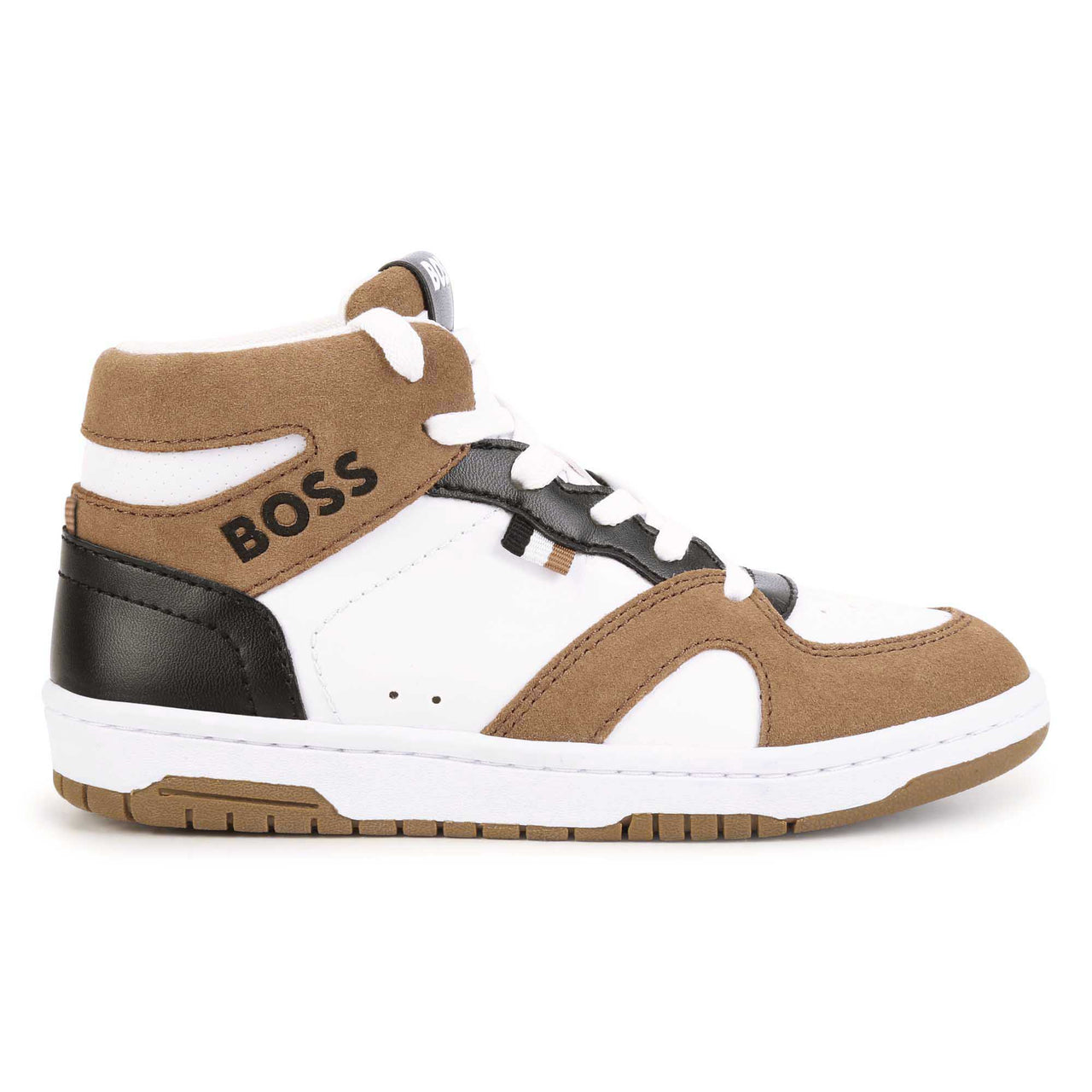 Tenis BOSS blancos para niños y adolescentes