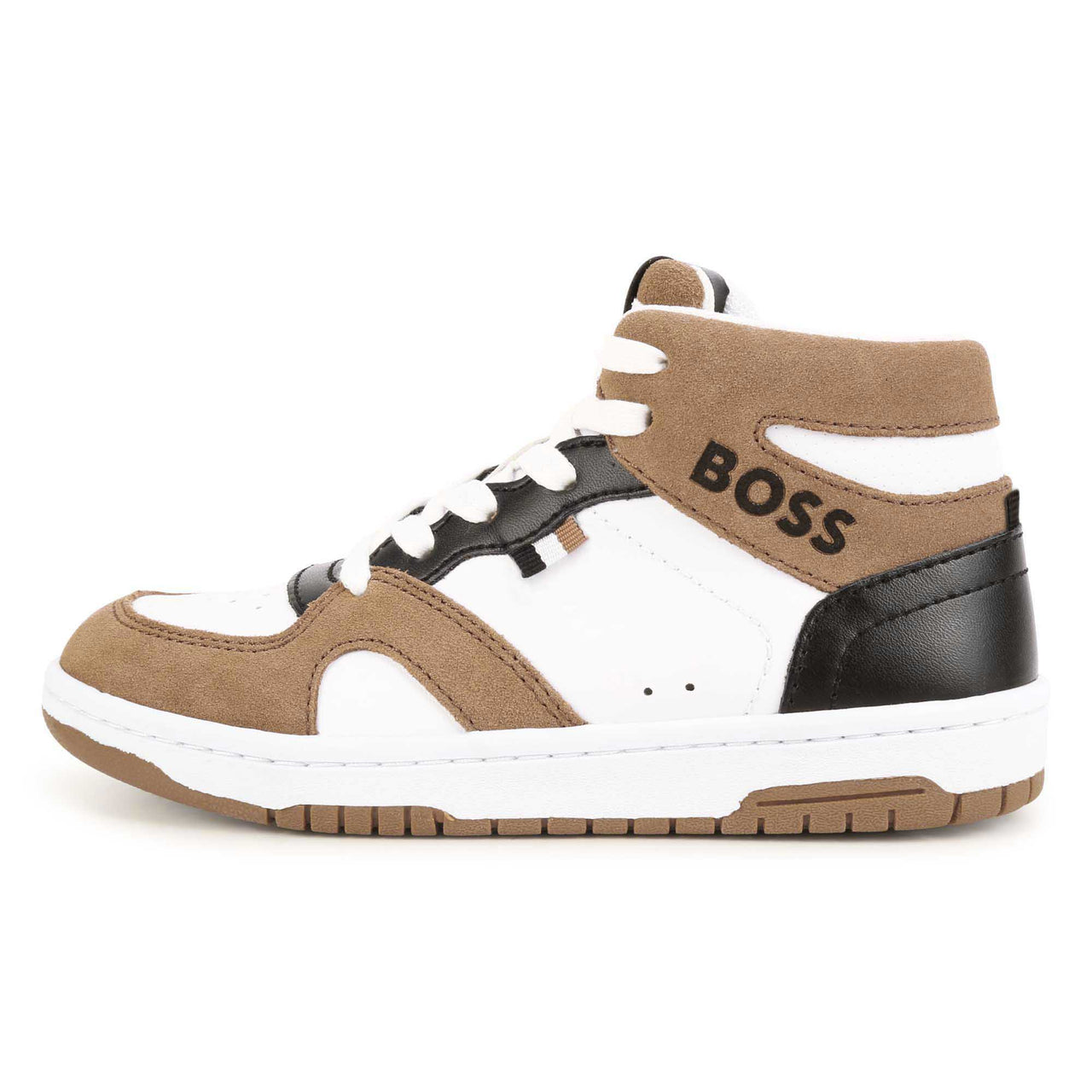 Tenis BOSS blancos para niños y adolescentes