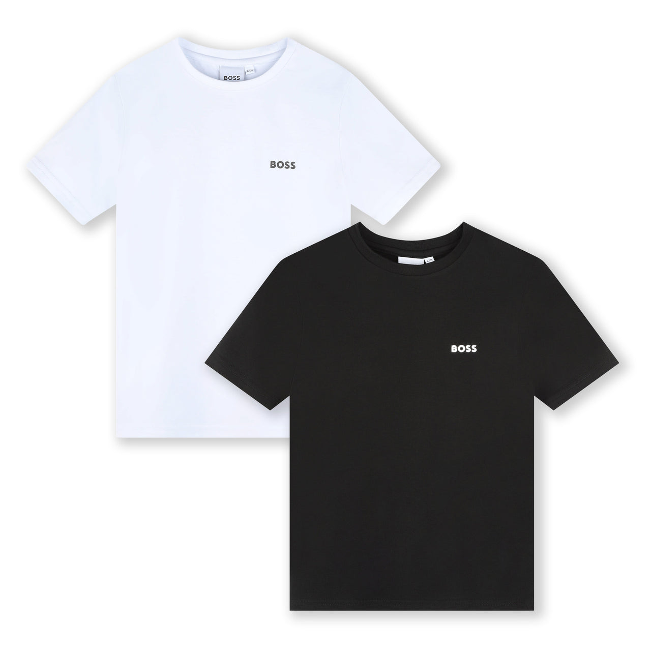 BOSS Set de 2 playeras para niño y adolescente SS25 negro