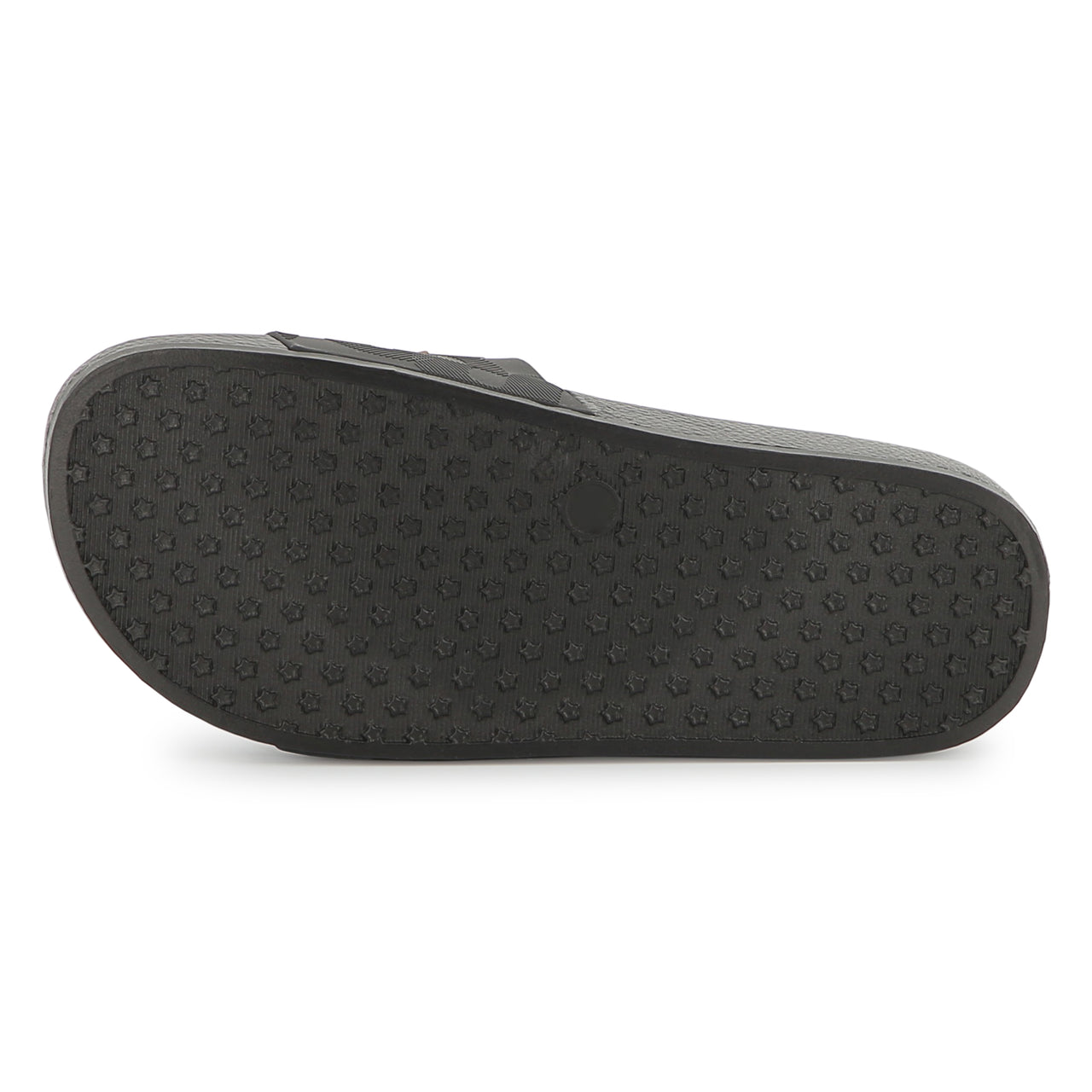 Sandalia o Chanclas Boss para niño y teen Marino logo tribandaNEGRA