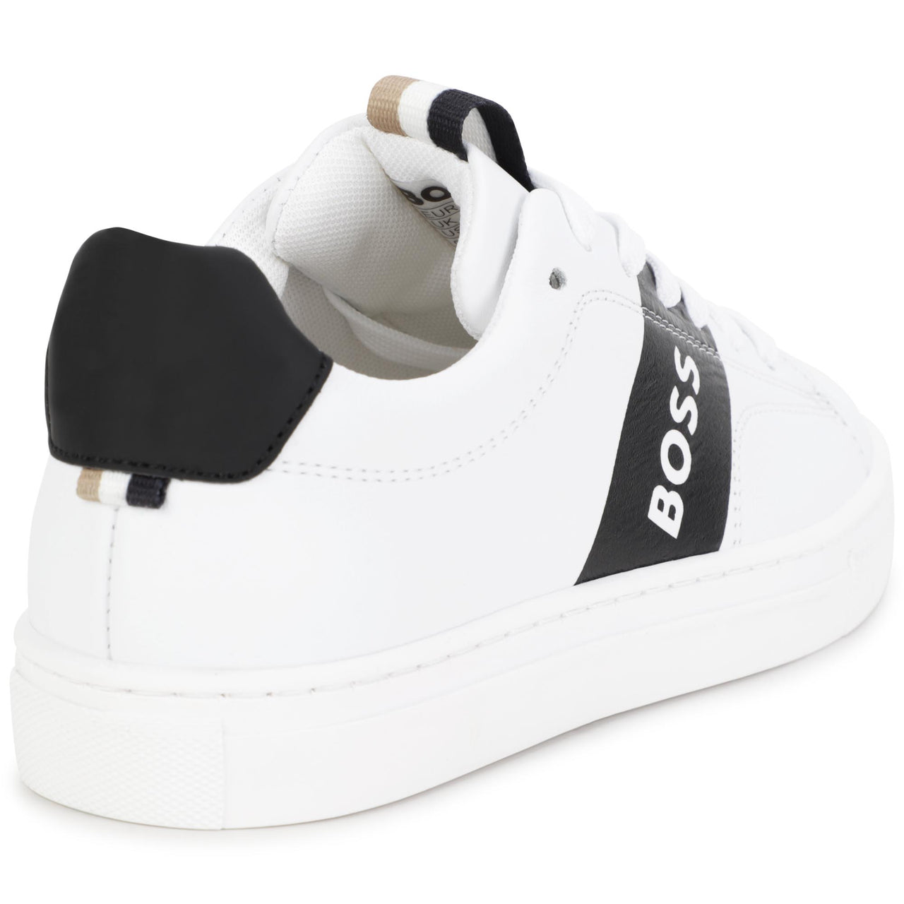 Tenis BOSS blancos para niños y adolescentes