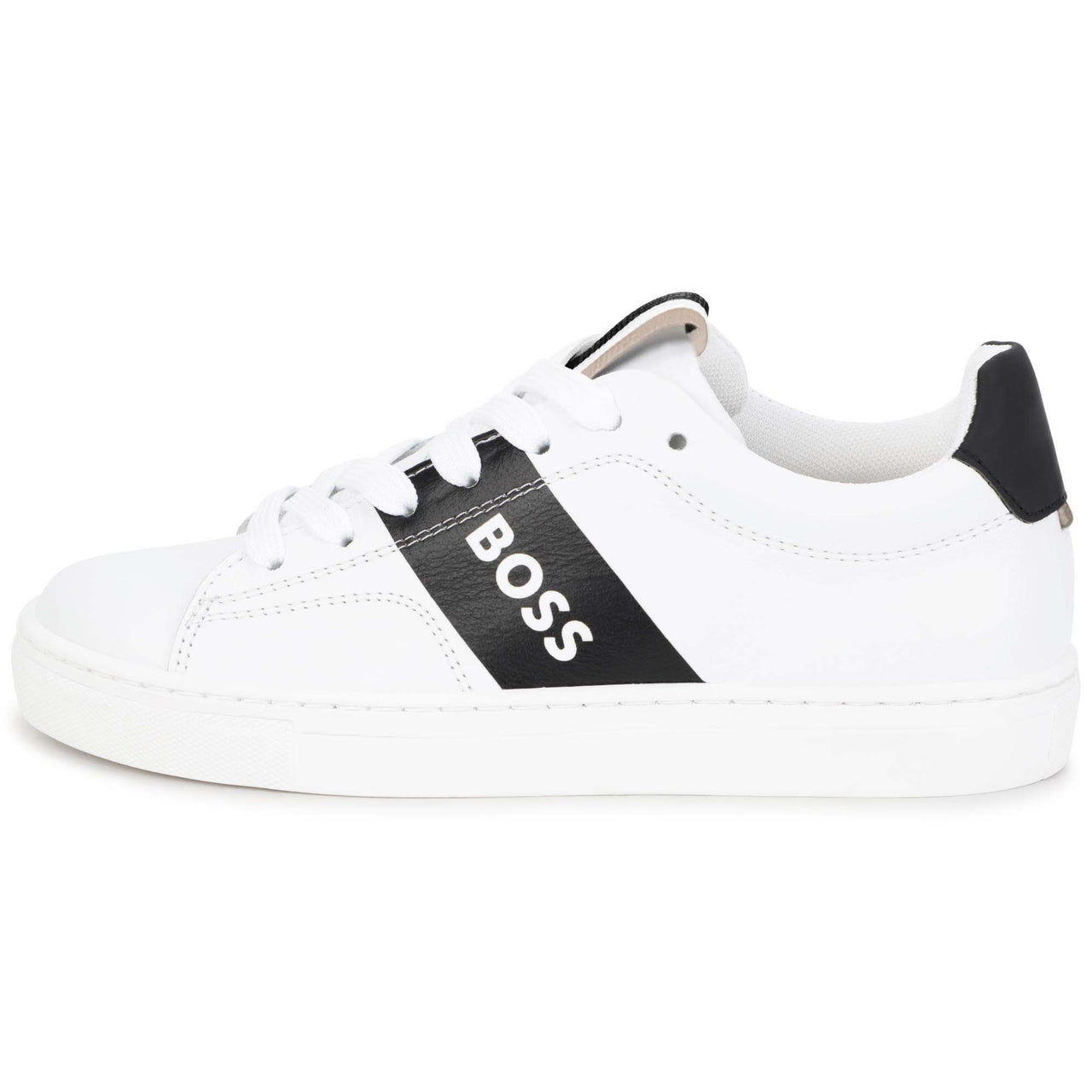 Tenis BOSS blancos para niños y adolescentes