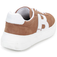 Thumbnail for Tenis BOSS beige para niños y adolescentes