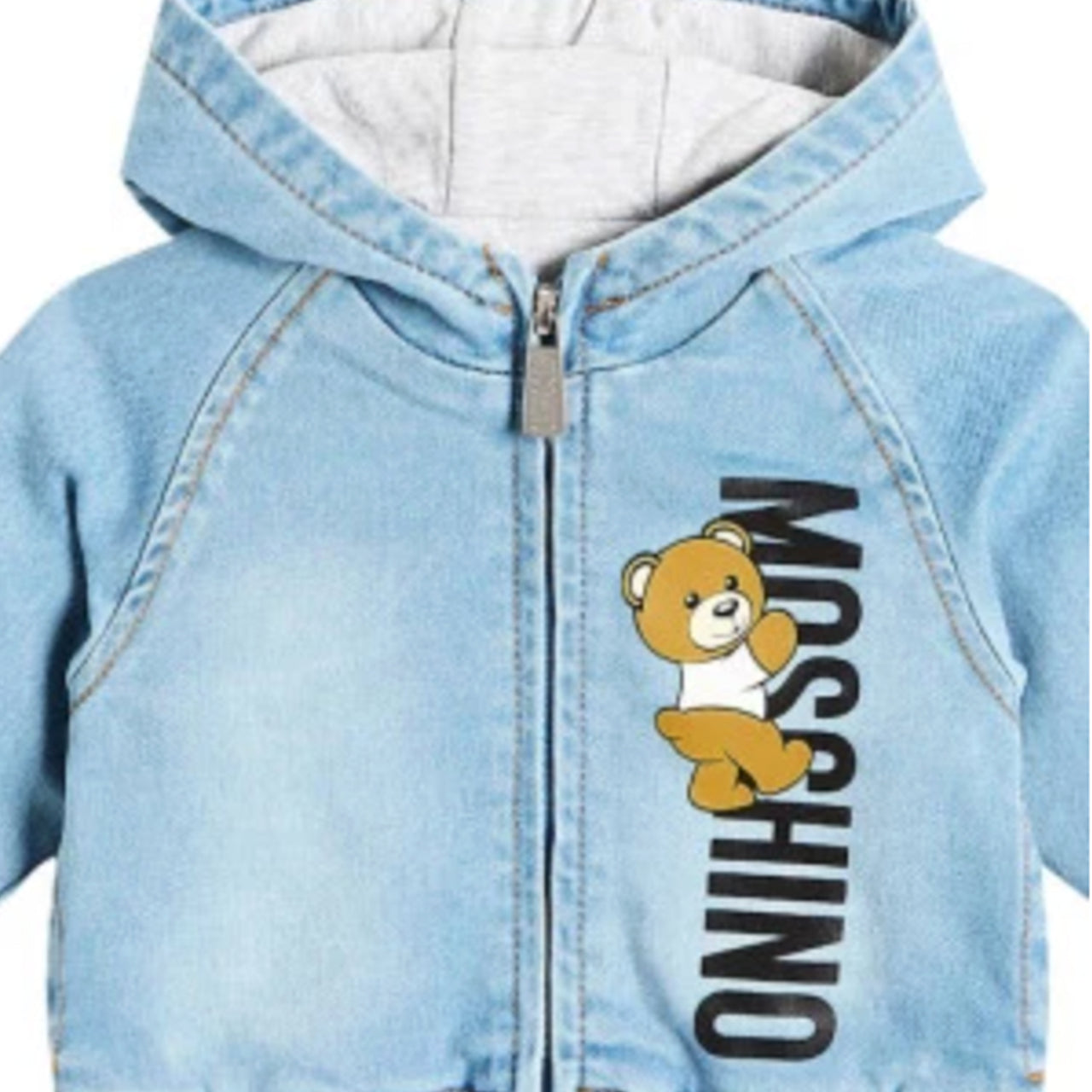 Chamarra Moschino azul para bebé