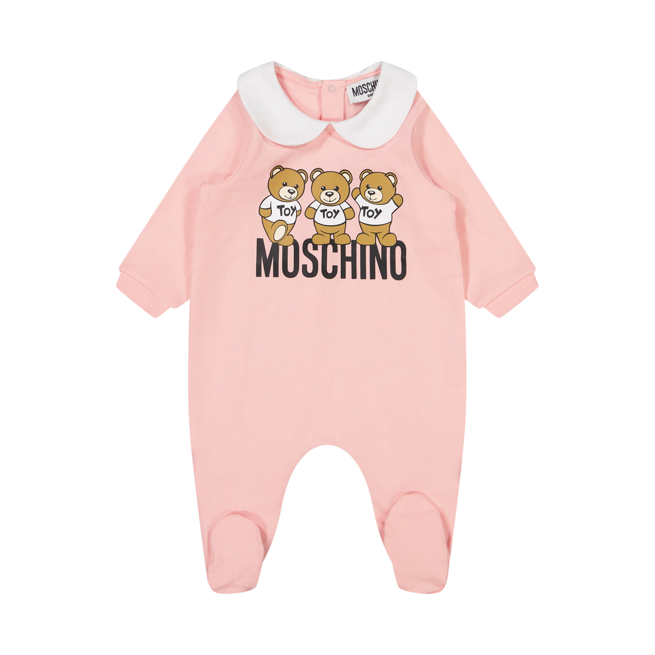 Mameluco o pañalero MOSCHINO rosa para bebé