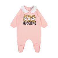 Thumbnail for Mameluco o pañalero MOSCHINO rosa para bebé