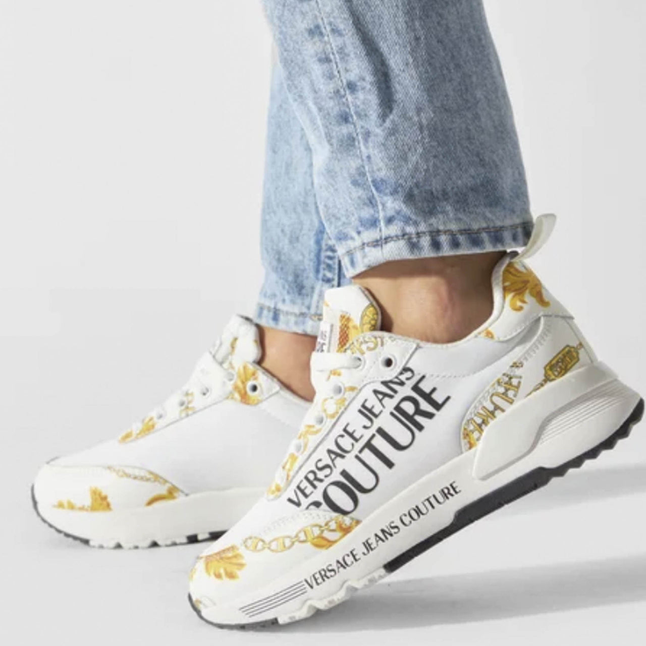 Tenis discount versace blancos