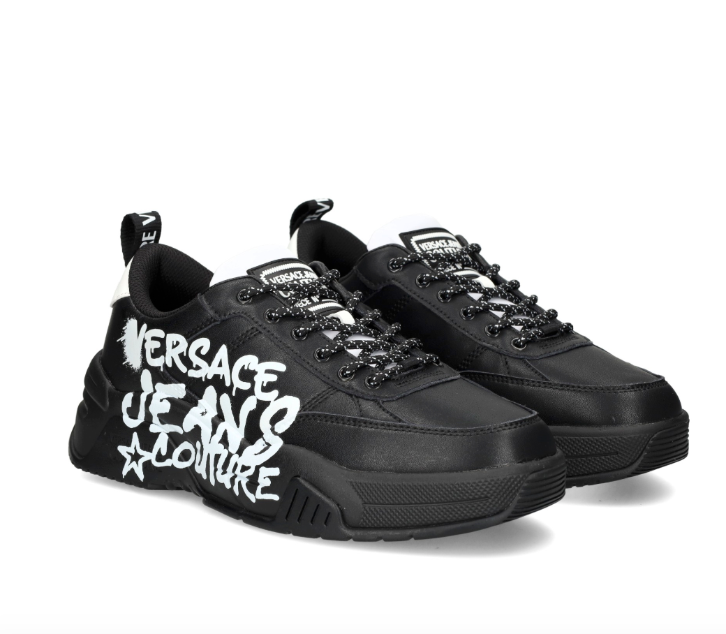 Tenis Versace Jeans Couture para hombre NEGROS