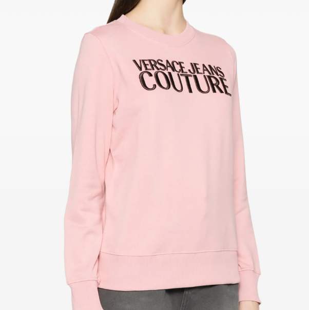 Sudadera Versace Jeans Couture unisex rosa