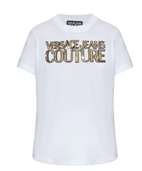Thumbnail for Playera Versace Jeans Couture para mujer logo lentejuelas