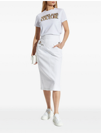 Thumbnail for Playera Versace Jeans Couture para mujer logo lentejuelas