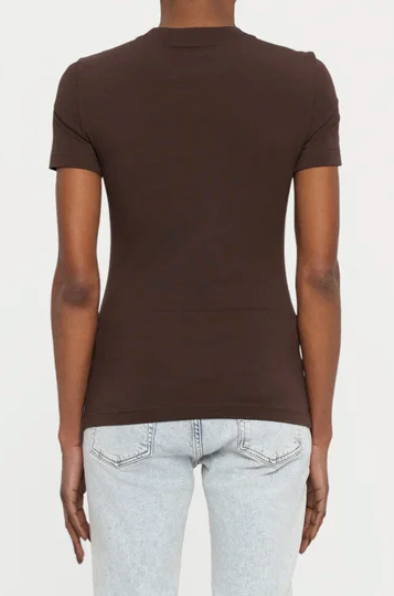 Playera Versace Jeans Couture para mujer Chocolate