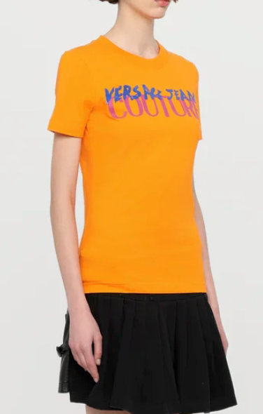 Playera Versace Jeans Couture para mujer Chocolate