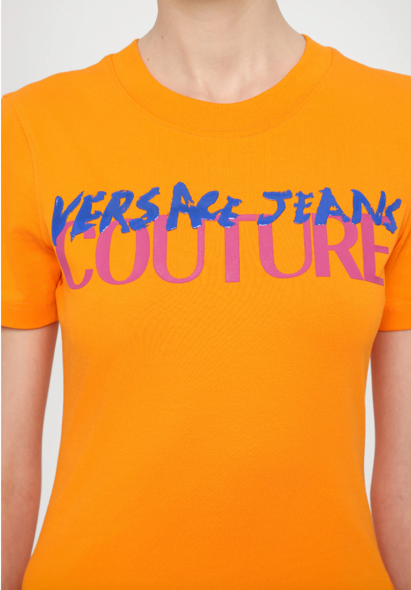 Playera Versace Jeans Couture para mujer Chocolate