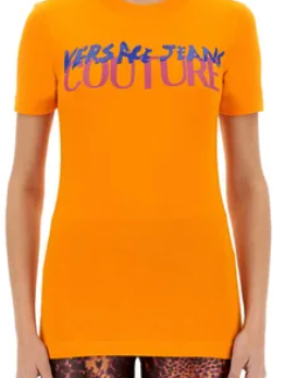 Playera Versace Jeans Couture para mujer Chocolate