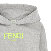 Thumbnail for Sudadera Top FENDI gris para niñas y adolescentes