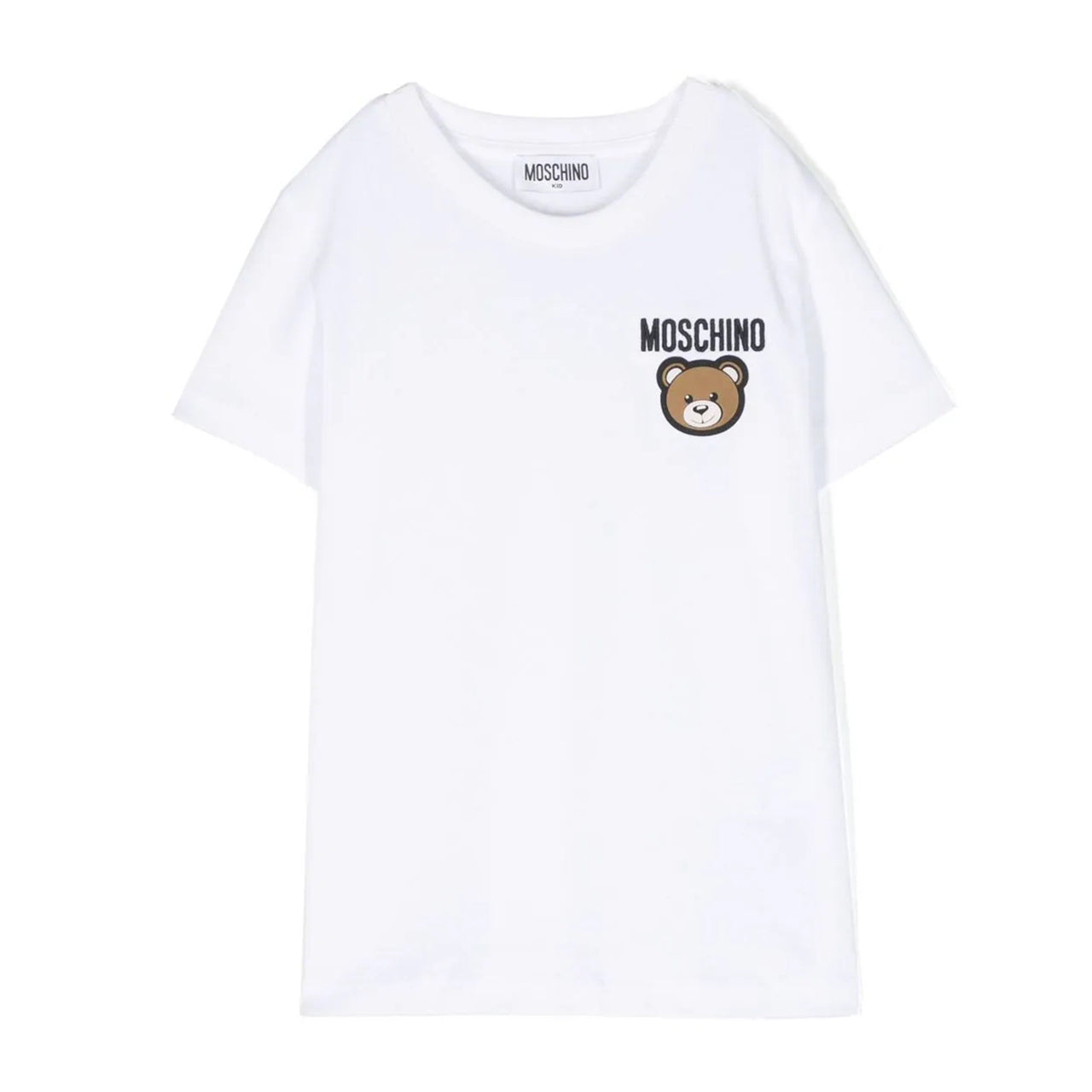 Playera MOSCHINO blanca para niños y adolescentes