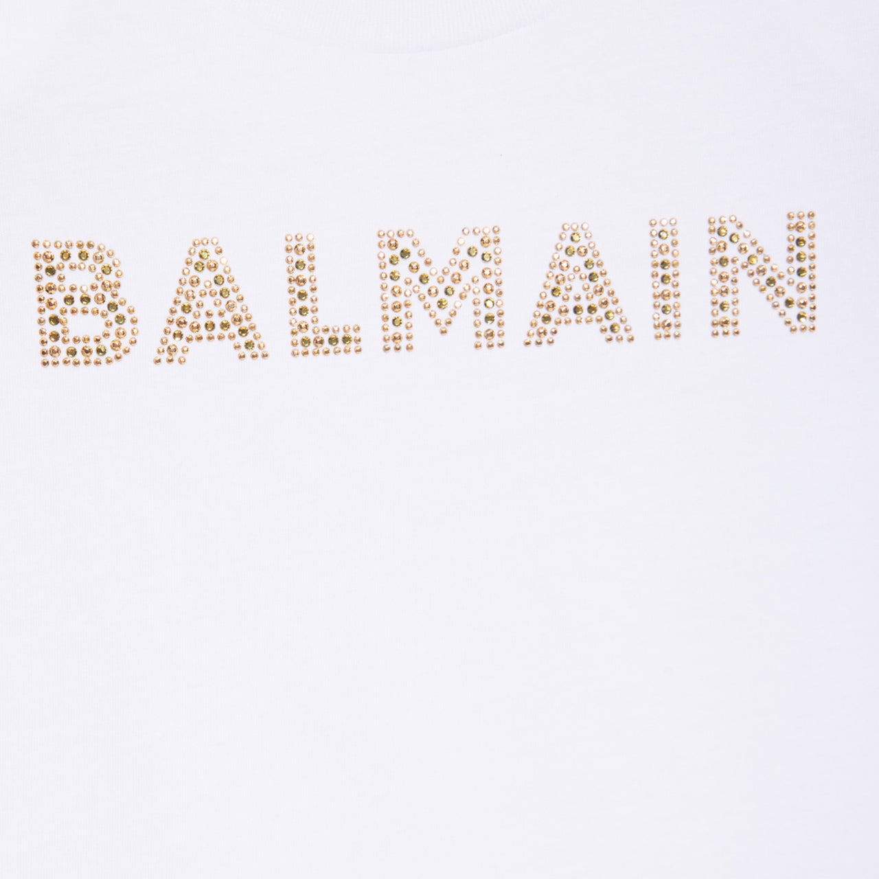 Playera BALMAIN blanca para niñas y adolescentes