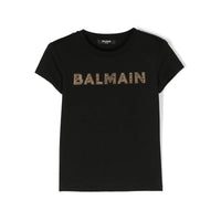 Thumbnail for Playera BALMAIN negra para niñas y adolescentes