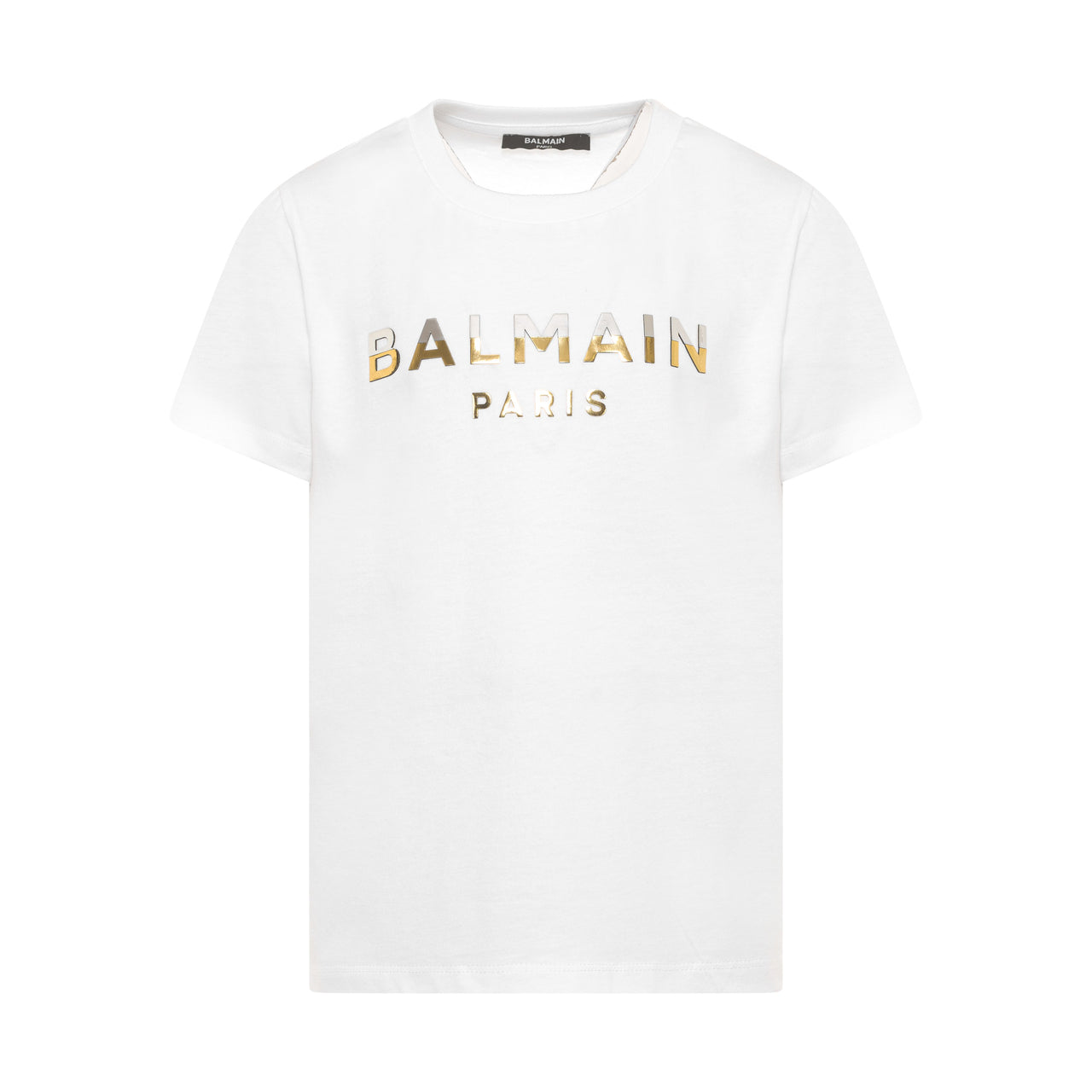 Playera BALMAIN blanca para adolecente