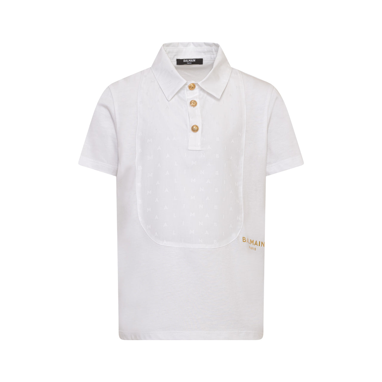 Playera Polo Balmain para niños y adolescentes