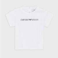 Thumbnail for Playera EMPORIO ARMANI blanca para bebés