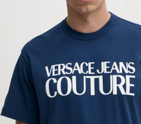 Thumbnail for Playera Versace Jeans Couture para Hombre print logo, azul marino