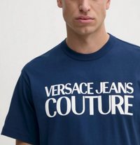 Thumbnail for Playera Versace Jeans Couture para Hombre print logo, azul marino