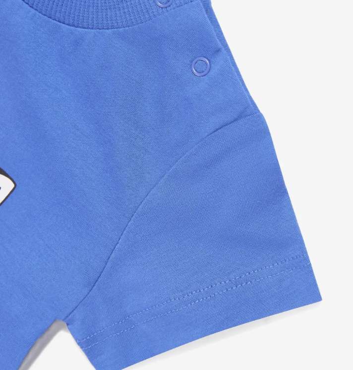 MOSCHINO Set de Short y Playera para niño Azul