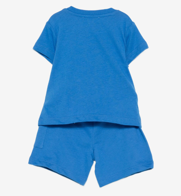 MOSCHINO Set de Short y Playera para niño Azul