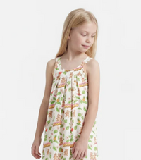 Thumbnail for MOSCHINO Vestido para niña blanco all over