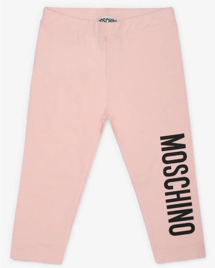 MOSCHINO Leggin bebe niña rosa