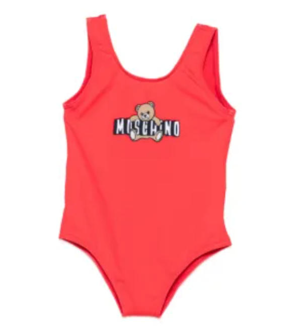 MOSCHINO Traje de baño para niña rojo