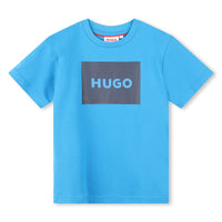 Thumbnail for Playera para niño y adolescente HUGO azul