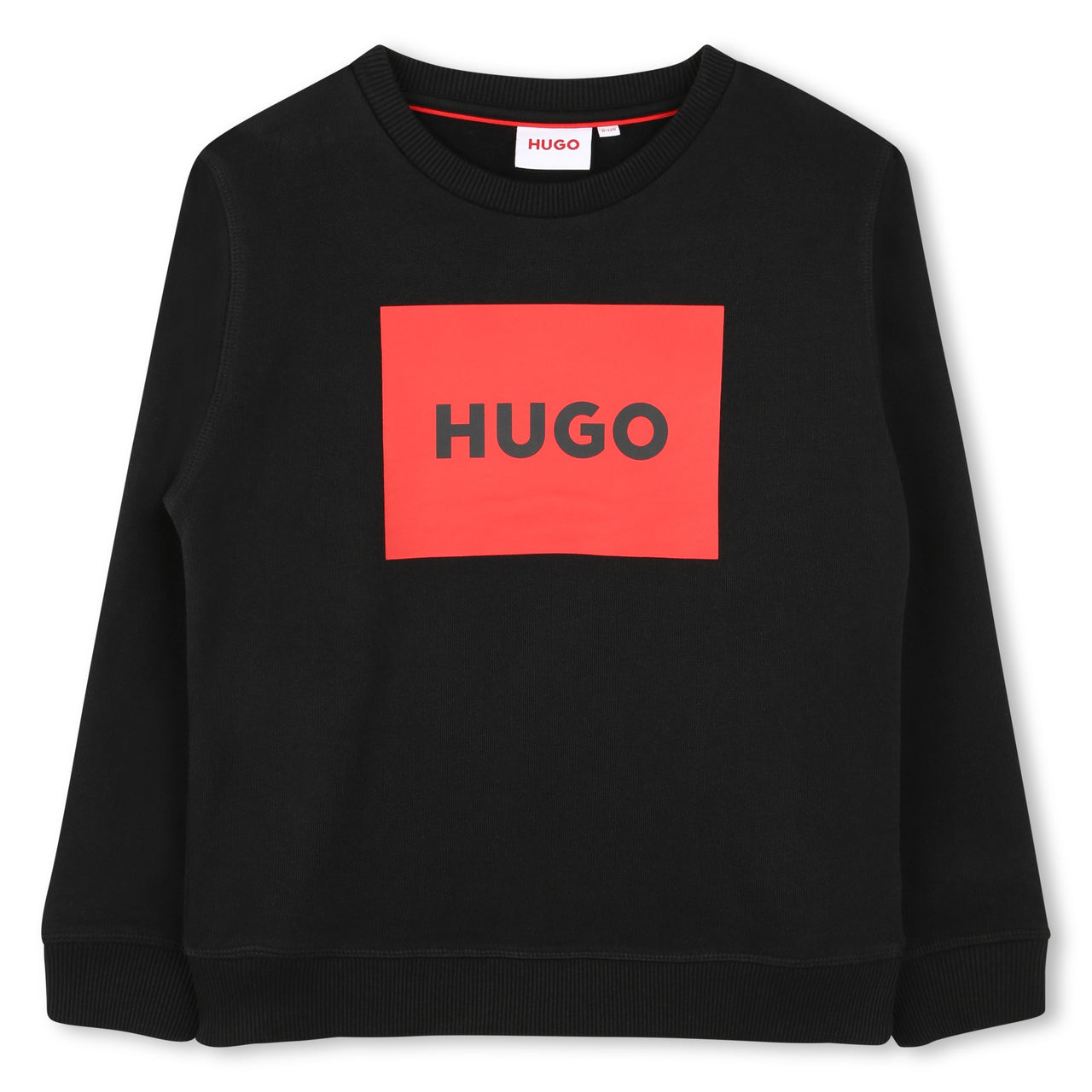 HUGO sudadera para niño y adolescente unisex negra