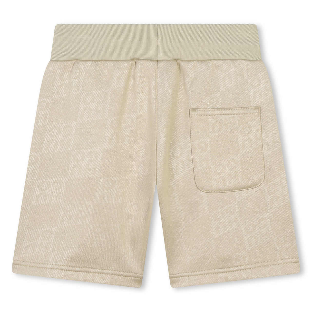 HUGO short unisex para niñosy adolescente beige