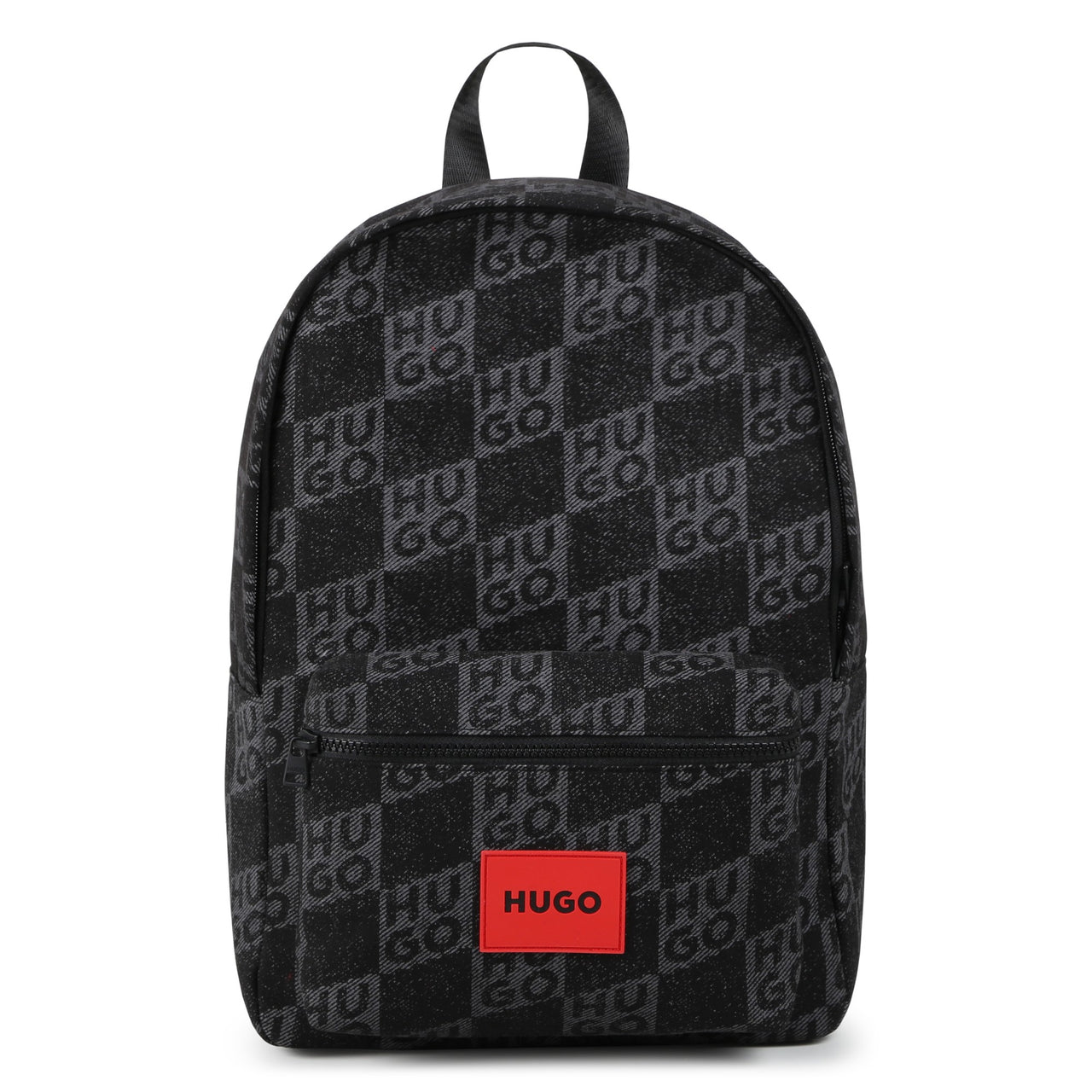 HUGO Backpack negra unisex para niño y adolecente