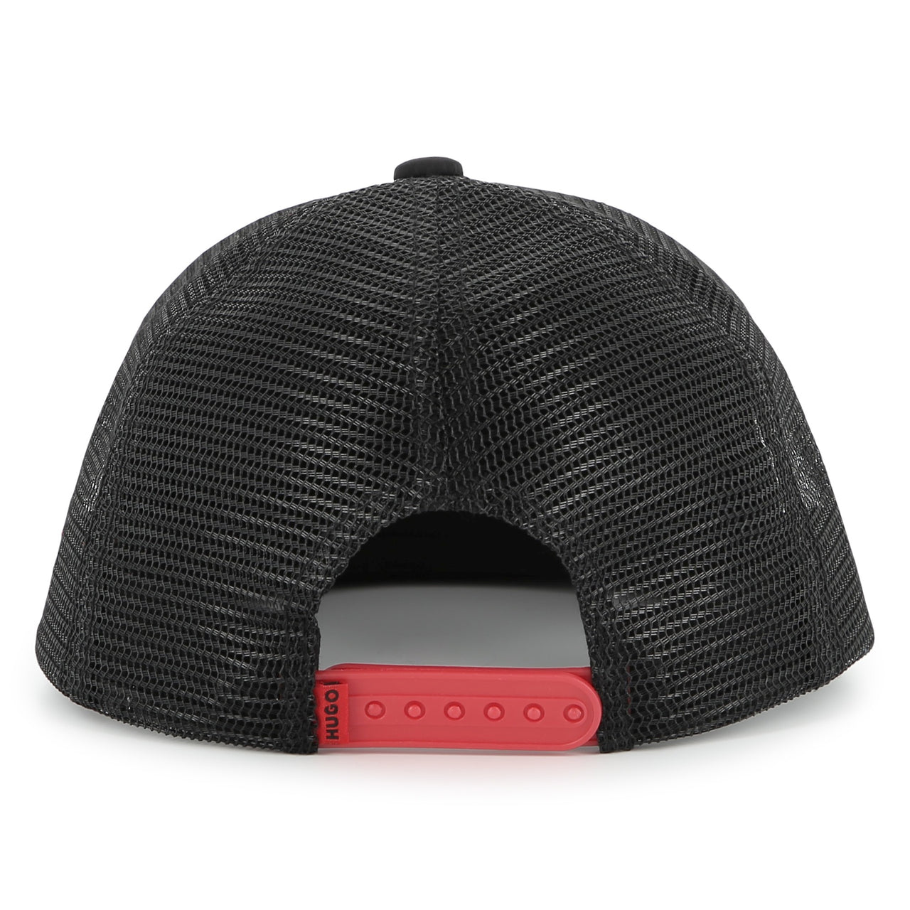 HUGO Gorra o cachucha para niño y adolescente negra logo en relieve