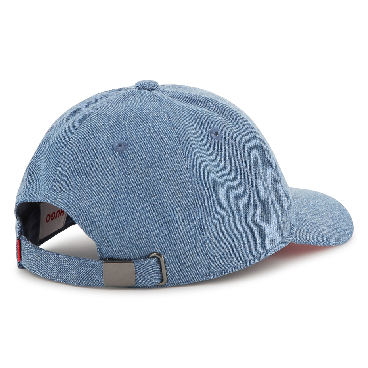 HUGO Gorra o cachucha para niño y adolescente mezclilla aplicación logo rojo