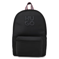 Thumbnail for HUGO Backpack o mochila para niño y adolescente logo al tono en relieve