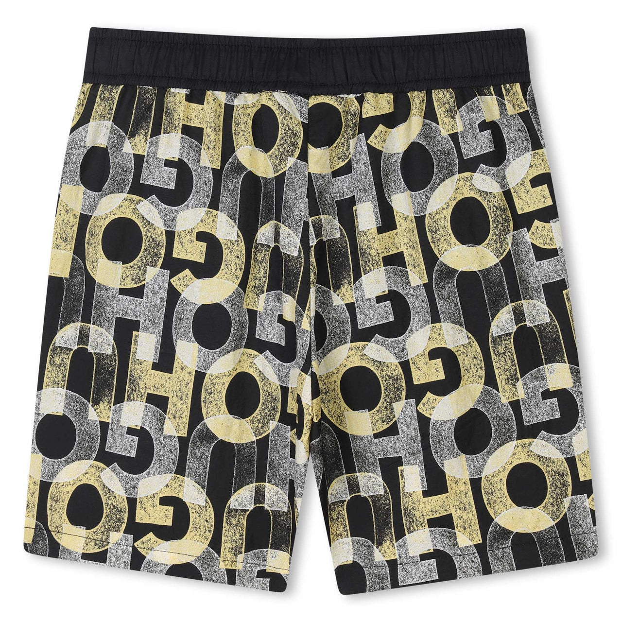 HUGO Traje de baño para niño y adolescente all over print logo