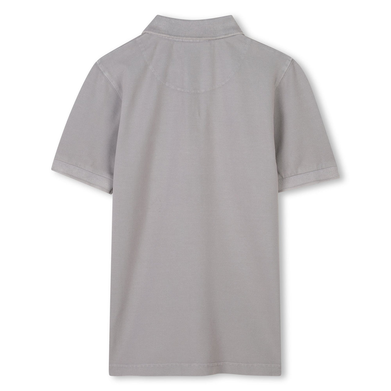HUGO playera polo para niño manga corta color gris
