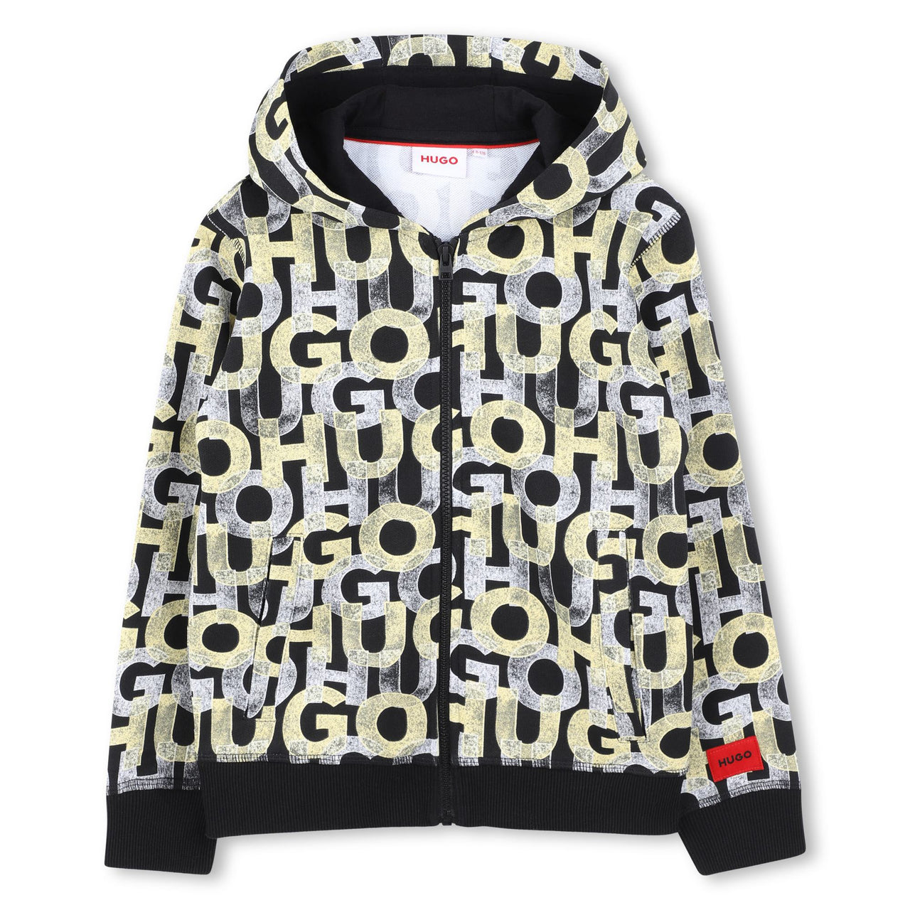 HUGO Sweter para niño adolescente  all over print logo