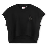 Thumbnail for Playera o blusa para niña HUGO negra
