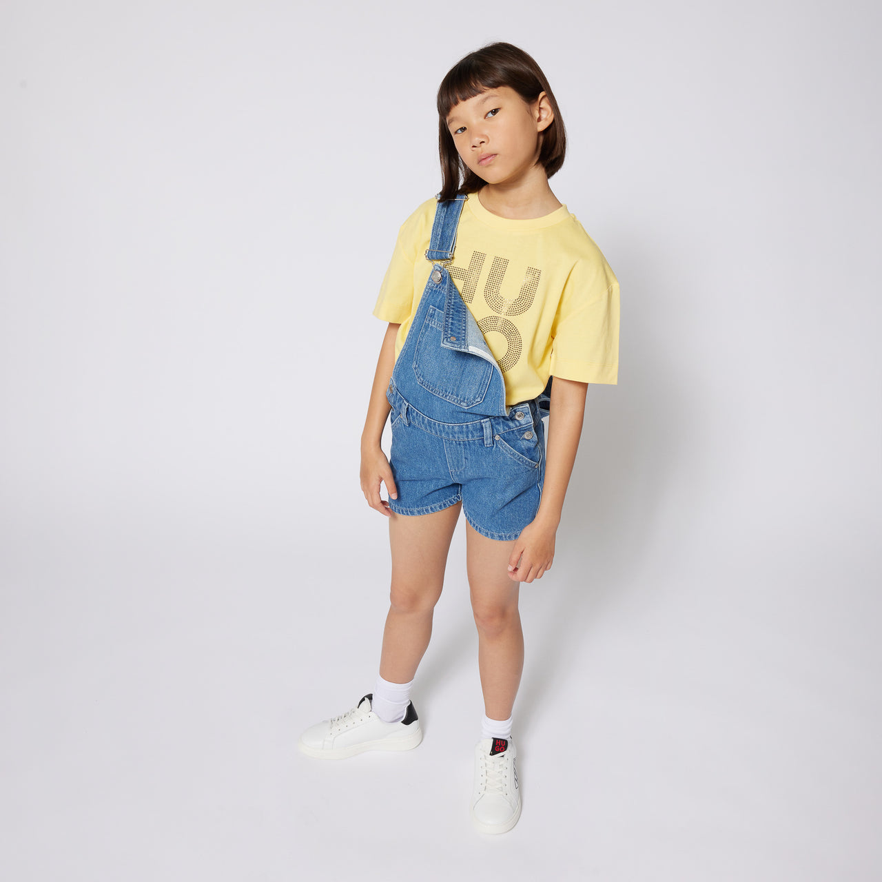HUGO Peto overall short para niña y adolescente
