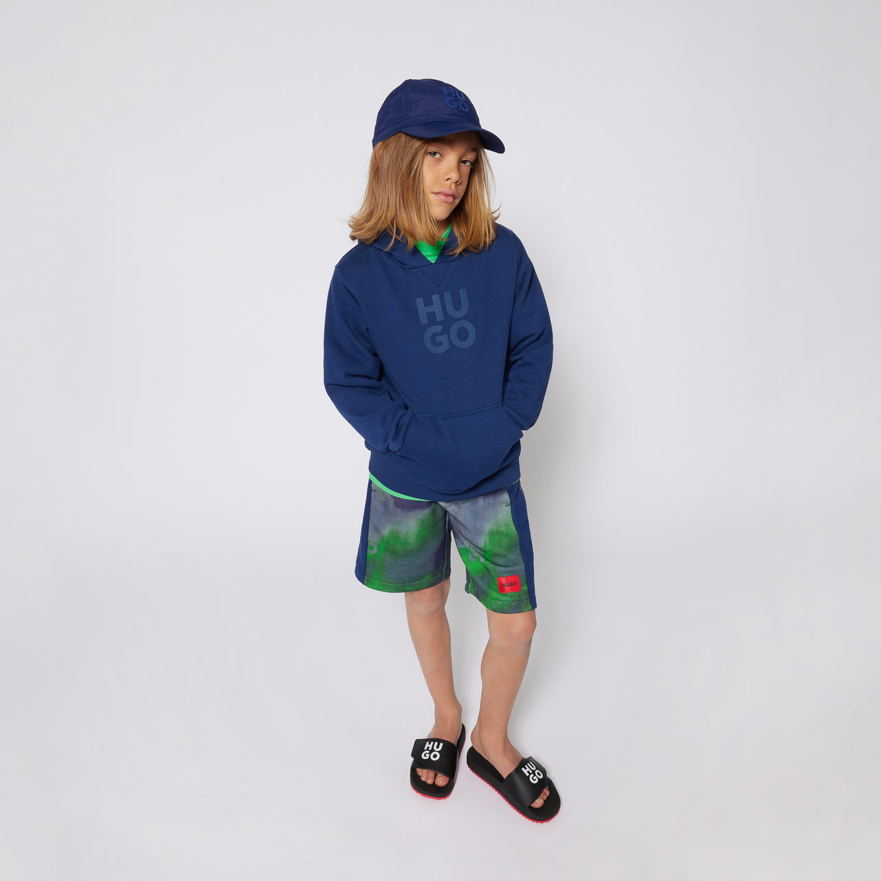 HUGO Short para niño y adolescente tipo pants