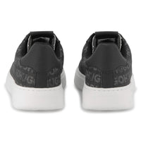 Thumbnail for HUGO Tenis para niño y adolescente, all over logo unisex color negro